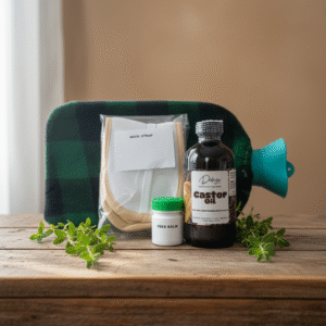 Neck Strap Castor Oil Pack
